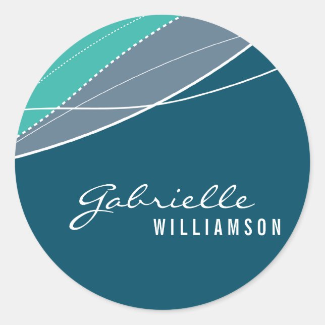 STICKER SEAL :: élégance moderne 2 (Devant)