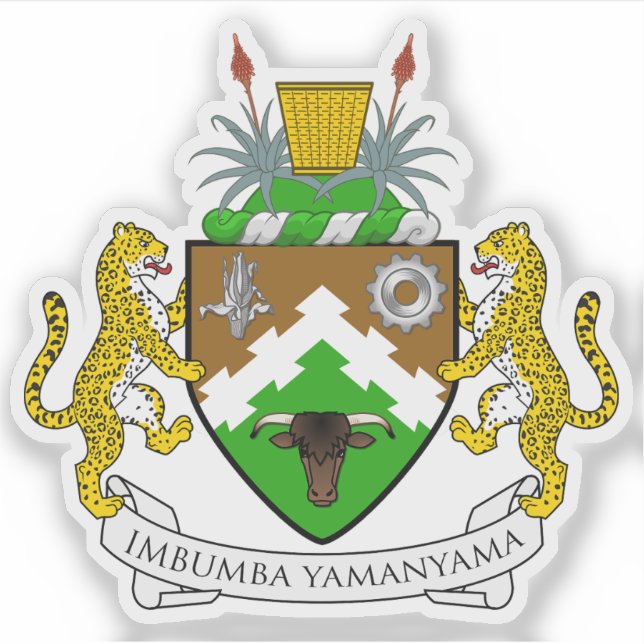 Sticker Seal of Transkei, the Republic of South Africa (Devant)