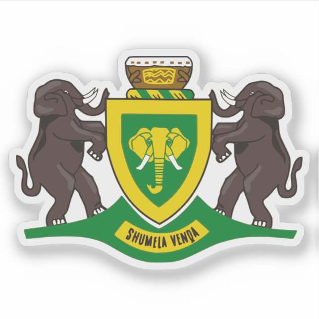 Sticker Seal of Venda, the Republic of South Africa (Devant)