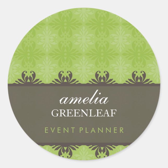 STICKER SEAL :: stylish à motif 12 (Devant)