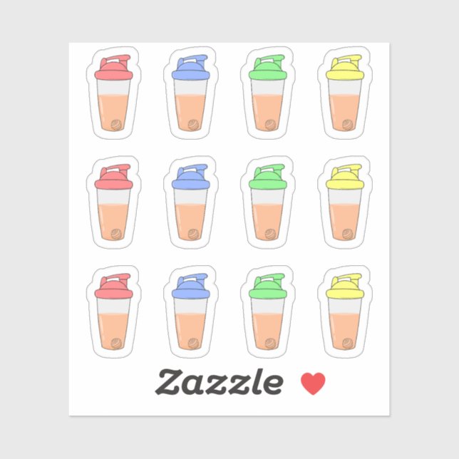 Sticker Secoueurs de Protéines Planificateur de Calendrier (Feuille)