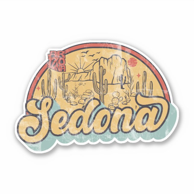 Sticker Sedona, Arizona  (Devant)