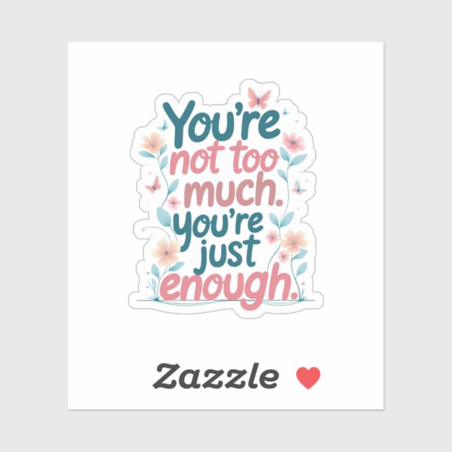 Sticker Self-Acceptance  (Feuille)