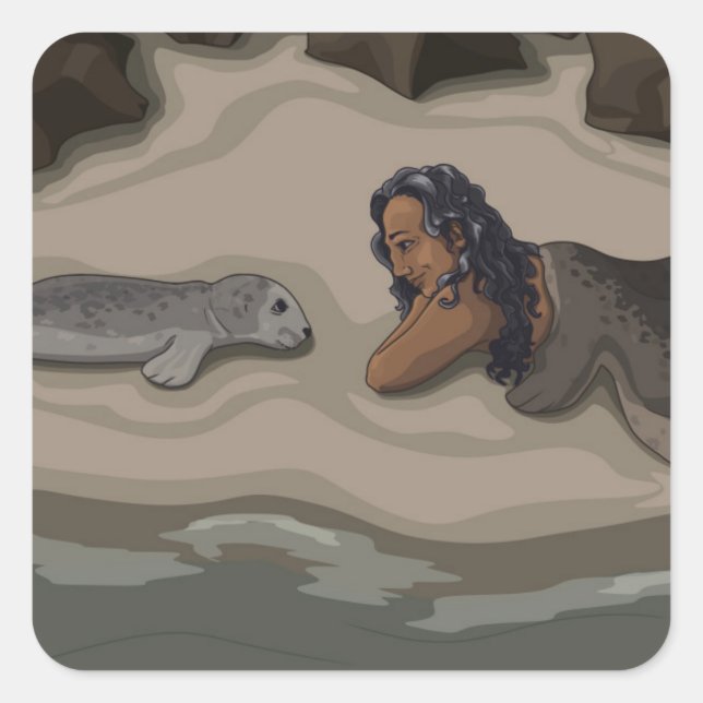 Sticker Selkie et Pup (Devant)