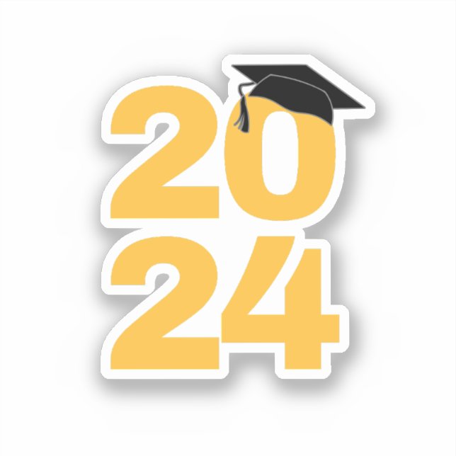 Sticker Senior 2024 Class Of 2024 Graduation 2024 (Recto)