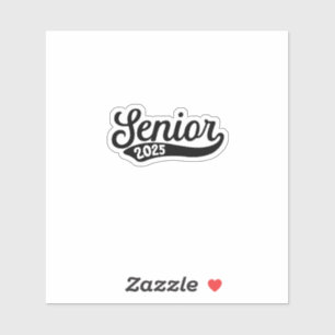 Sticker Senior 2025 Graduation Dernière journée de l'école