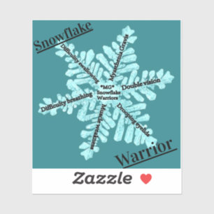 Sticker Sensibilisation à la myasthénie des gramavis [b]