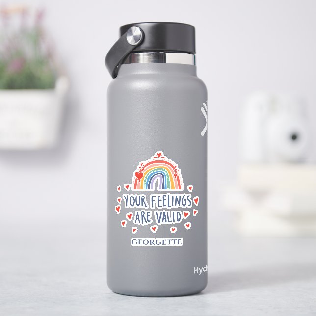 Sticker Sensibilisation à la santé mentale Vos sentiments  (HydroFlask)
