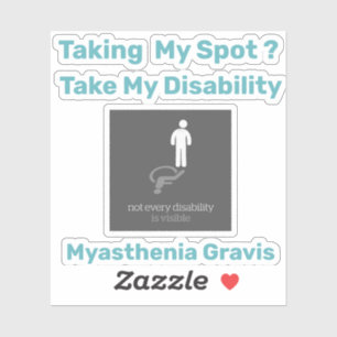 Sticker Sensibilisation à Myasthenia Gravis
