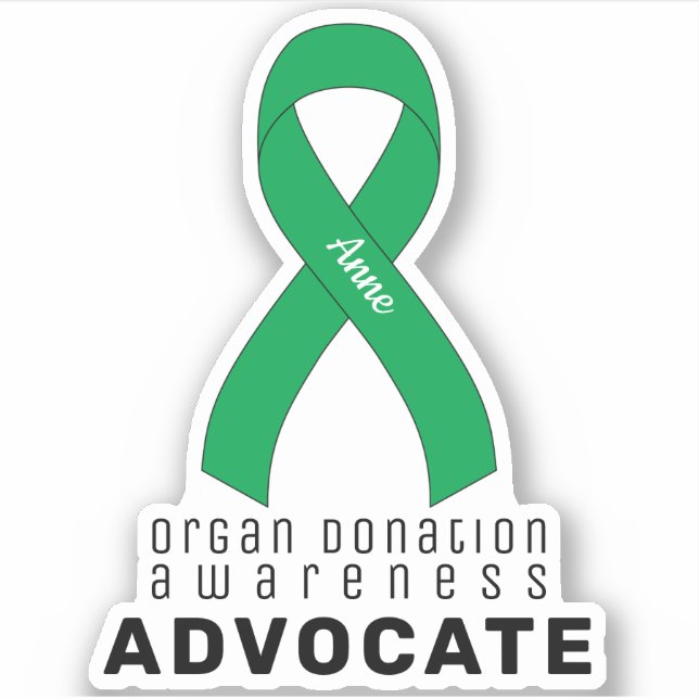Sticker Sensibilisation au don d'organes Avocat Vinyl Stic (Devant)