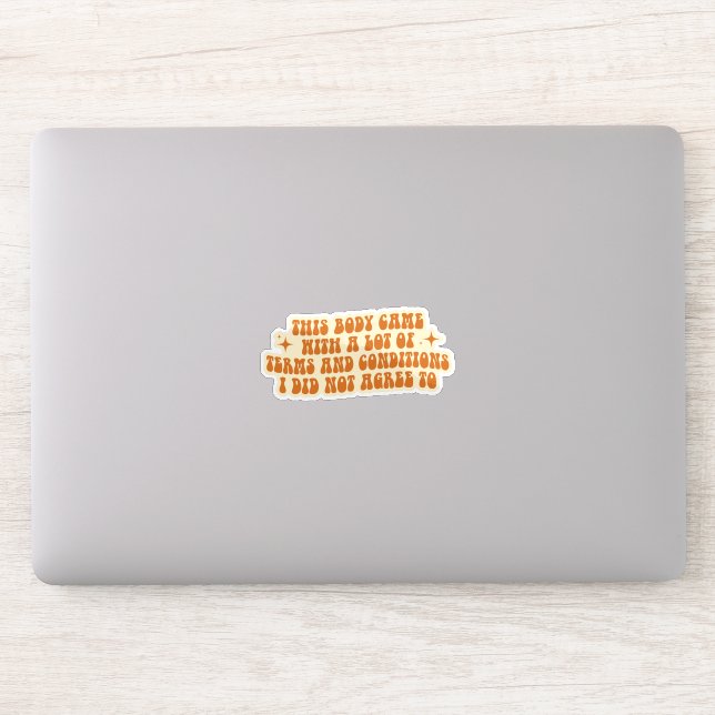 Sticker Sensibilisation aux maladies chroniques et aux han (Ordinateur)