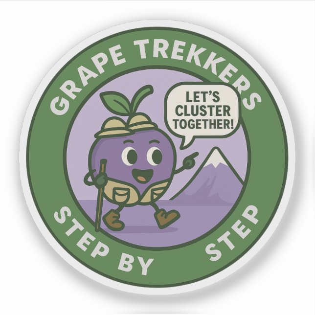 Sticker Sentier de l'Amitié de la Vigne Enjouée (Devant)