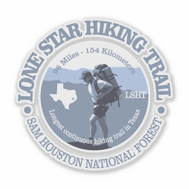 Sticker Sentier de Randonnée étoilé (BG) (Devant)