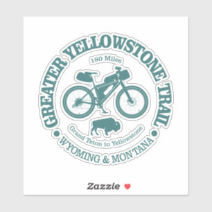 Sticker Sentier du Grand Yellowstone (cyclisme)