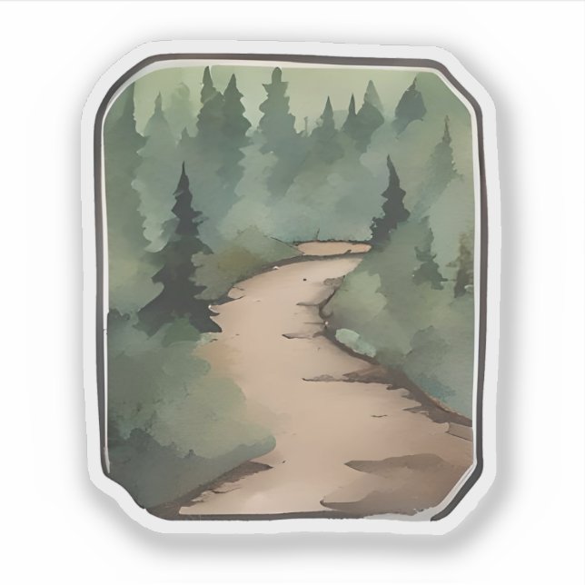 Sticker Sentier du promeneur (Devant)