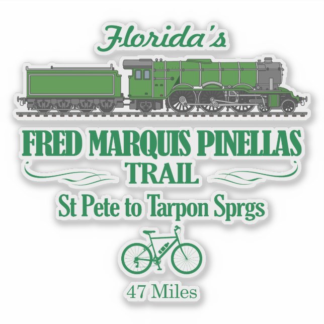 Sticker Sentier Fred Marquis Pinellas (RT2) (Devant)