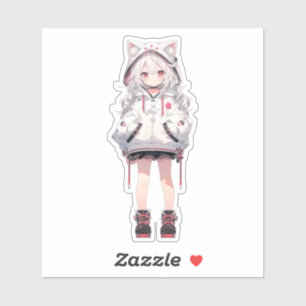 Sticker Série Anime Girl