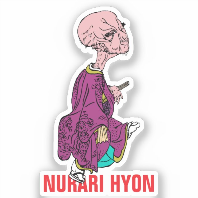 Sticker Série Yokai : Nurari hyon (Recto)