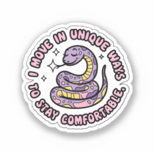 Sticker Serpent Chibi adorable - Soins personnels mignons