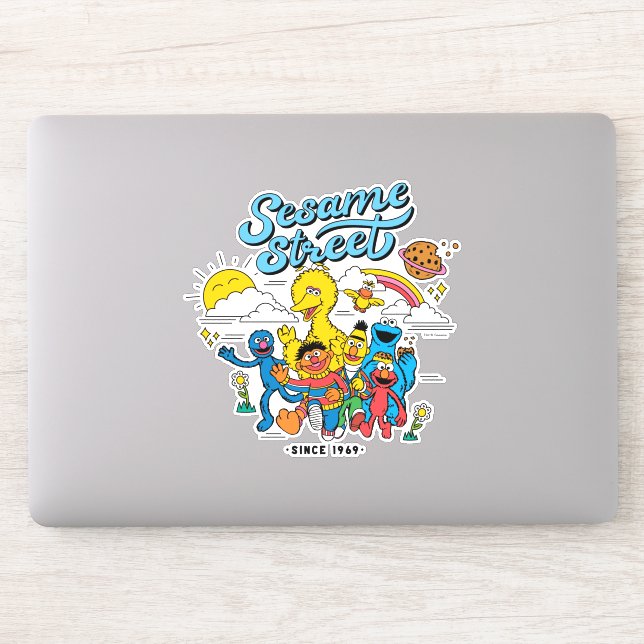 Sticker Sesame Street | Amis depuis 1969 (Ordinateur)