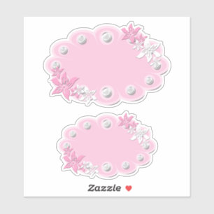 Sticker Set, auto-collants pour bébé, pour scrapbook, rose