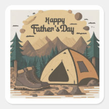 Sticker Set "Papa's Outdoor Adventures"