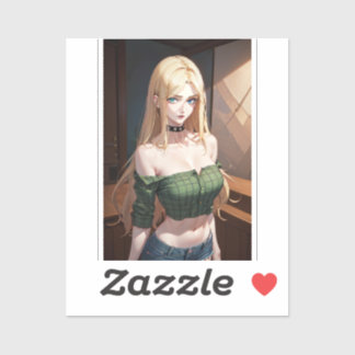 Sticker Sexy Village Girl