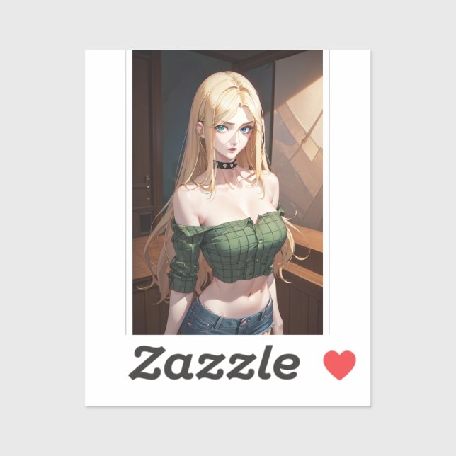 Sticker Sexy Village Girl (Feuille)