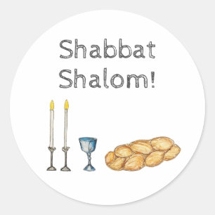 Sticker Shabbat Sketch