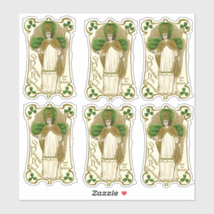 Sticker Shamrocks catholiques de Saint-Patrick Vinyle reli