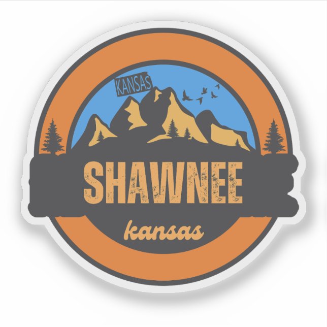 Sticker Shawnee, Kansas (Devant)