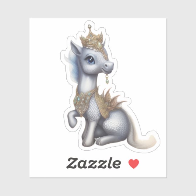 Sticker Shelby Unicorn Plates violettes (Feuille)