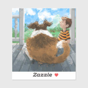 Sticker Sheldon et Davie Relaxing