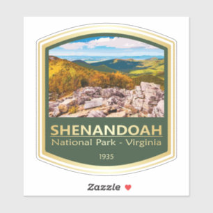 Sticker Shenandoah NP (PF1)
