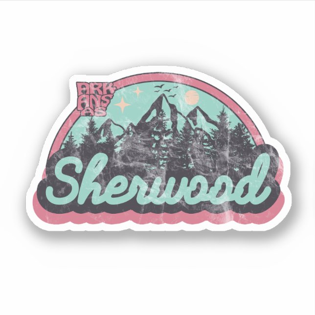 Sticker Sherwood, Arkansas (Devant)