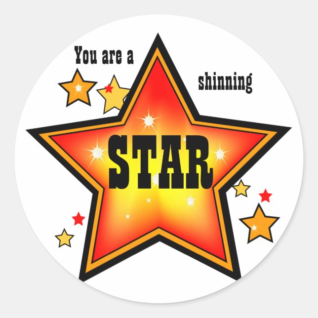 Sticker Shinning Star (Devant)