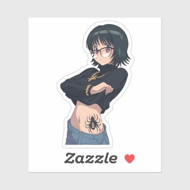 Sticker Shizuku Murazaki chasseur x chasseur anime (Feuille)