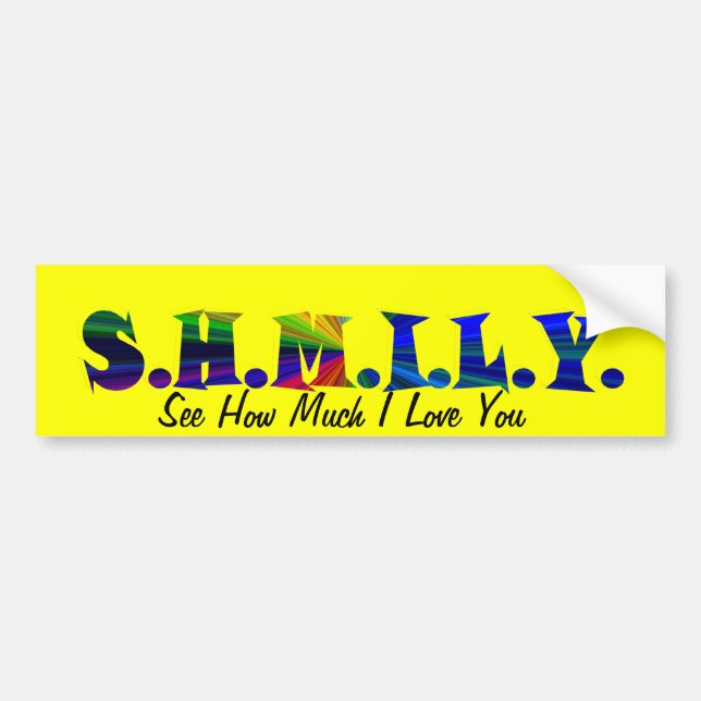 Sticker SHMILY Bumper (Devant)