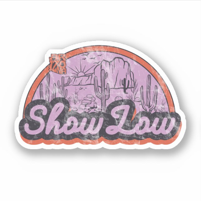 Sticker Show Low, Arizona  (Devant)