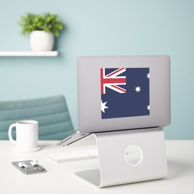 Sticker Show off your colors - Australia (Ordinateur portable sur le bureau)
