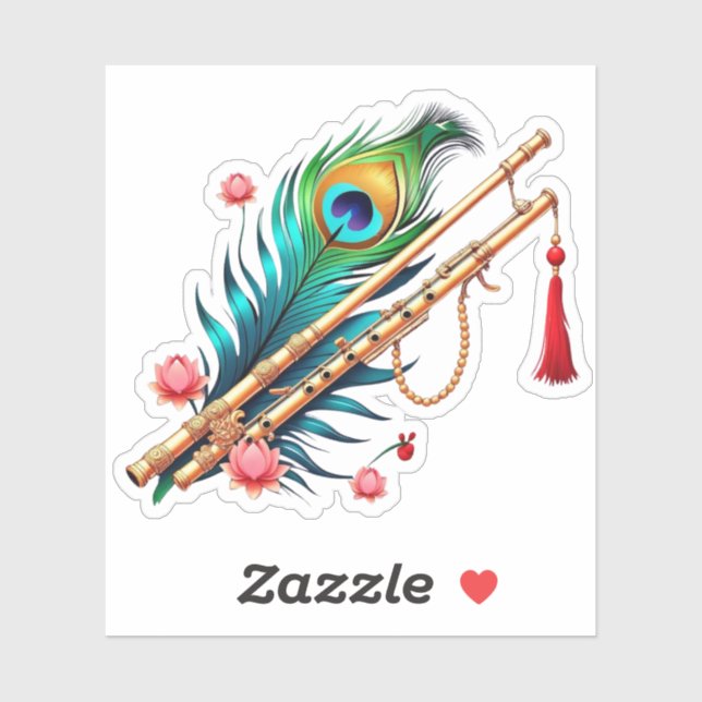 Sticker Shree Krishna Janmashtami (Feuille)