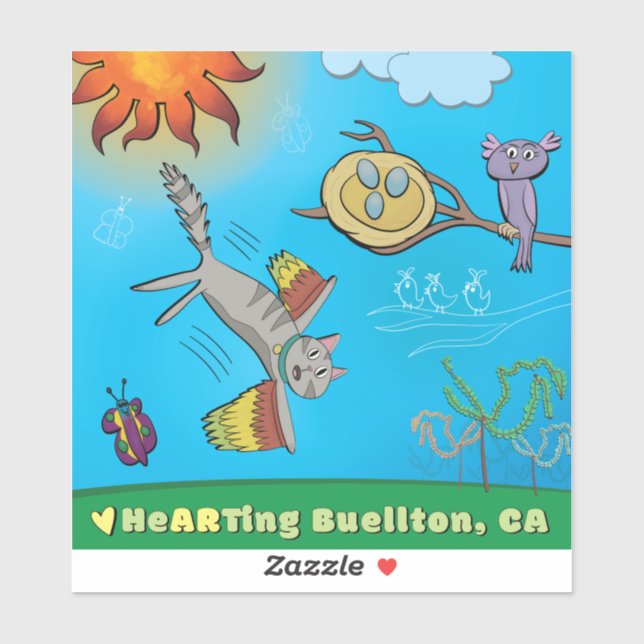 Sticker - si près (Feuille)