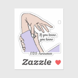 Sticker Si vous le savez, vous le savez. Sensibilisation à