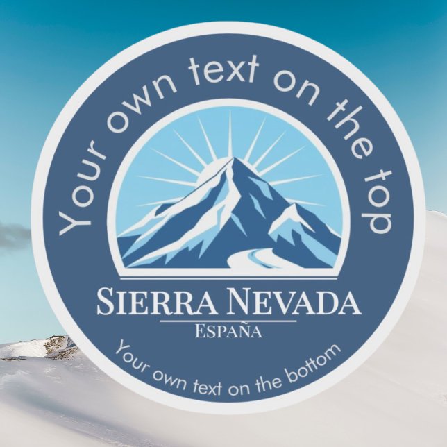 Sticker Sierra Nevada Spain España souvenir (Créateur téléchargé)