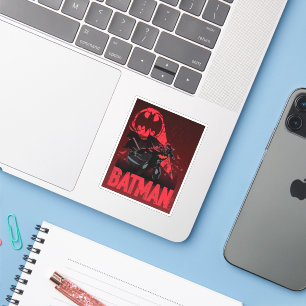 Sticker Signal de chauve-souris cramoisi de Batman