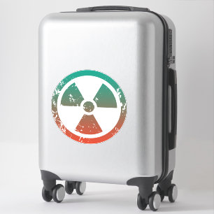 Sticker Signal radioactif nucléaire