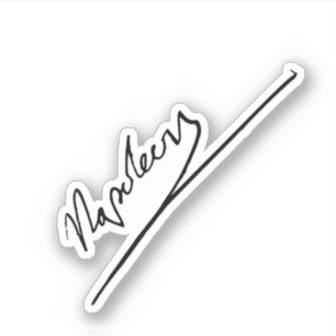 Sticker Signature Napoléon Bonaparte