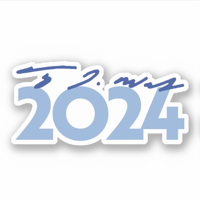 Sticker Signature Tim Walz 2024 (Devant)