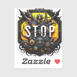 STICKER SIGNE D'ARRÊT MAL