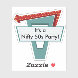 Sticker SIGNE DE Diner les années 50 1